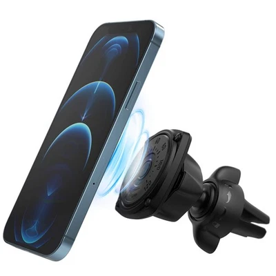 Ringke Power Clip Car Mount Air Vent Phone Holder Magnet Dashboard Stand 2-in-1 - Image 1 of 4