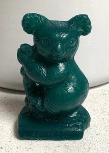 Vintage Brookfield Zoo Form A Rama dunkelgrün Koalabär Souvenir - Bild 1 von 4