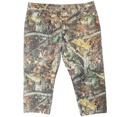 Calça de caça camuflada vintage Wrangler ProGear masculina estilo árvore real 50x30 feita nos EUA - Imagem 1 de 4
