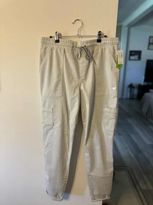 Nuevo con etiquetas Pantalón para mujer Weekender con cordón cónico gris pálido talla grande Foto 1 de 3
