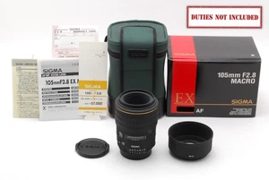 [Almost Unused] Sigma 105mm f/2.8D EX Macro Lens for Nikon F Mount From JAPAN - Picture 1 of 24