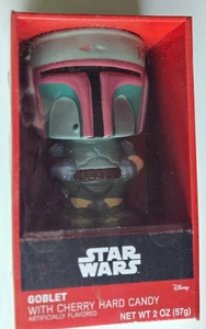 Disney Star Wars Boba Fett Ceramic Goblet with Cherry Hard Candy 2015 Brand New - Picture 1 of 7
