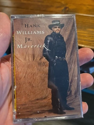 Hank Williams Jr. - Maverick (Cassette, 1992) - Image 1 of 3