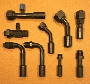 Weatherhead Black Beadlock A/C Hose Fittings - Lot Of Different Sizes  - Bild 1 von 1