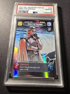 Star Wars Unlimited Director Krennic Showcase #253 Hyperspace Foil PSA 10 GM - Bild 1 von 2