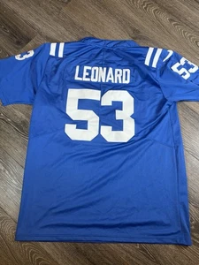 Nike On Field genähtes Trikot Indianapolis Colts Shaq Leonard #53 Herren Large " - Bild 1 von 9