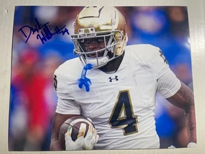 Foto 8x10 firmada por Notre Dame Fighting Irish DEXTER WILLIAMS - Imagen 1 de 1