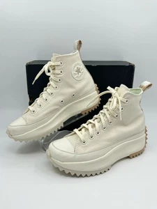 CONVERSE Run Star Hike Platform Chuck Taylor All-Star Sneaker SZ 8.5 Ivory Women - Picture 1 of 9