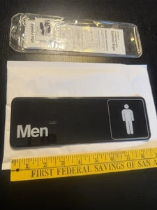 Men’s Room Old Vintage Bathroom Sign Restroom Men Rest Rooms Commercial Acrylic - Picture 1 of 8