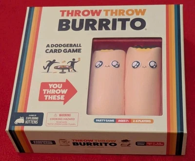 Throw Throw Burrito Dodgeball Card Game by Exploding Kittens Boardgame COMPLETE - Image 1 of 3