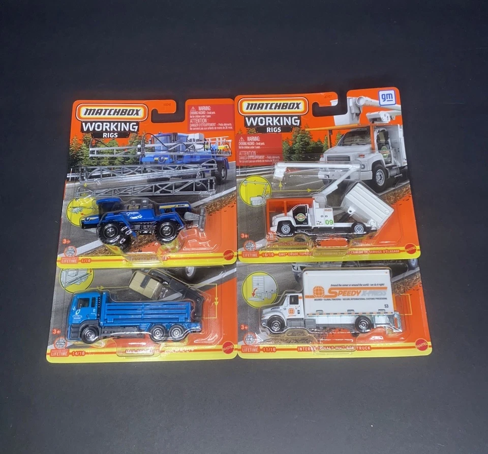 MATCHBOX REAL WORKING RIGS Case IH Combine Harvester