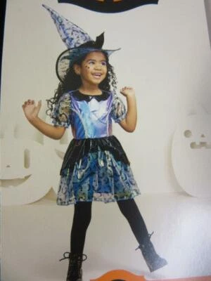 Toddler Iridescent Witch Halloween Costume Dress and Hat Hyde and Eek Size 2T-3T - Image 1 of 4