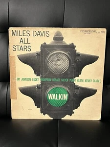 Miles Davis All Stars Walkin' 1959 Mono Repress Vinyl LP Prestige Jazz VG/VG - Picture 1 of 8
