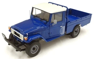 Kyosho 1/18 Scale Diecast 08958BL - Toyota Land Cruiser 40 Pickup - Blue - Picture 1 of 5