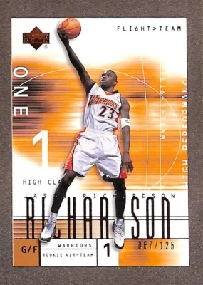 2001-02 Upper Deck Flight Team Copper Rookie #139 Jason Richardson /125 - Imagem 1 de 3