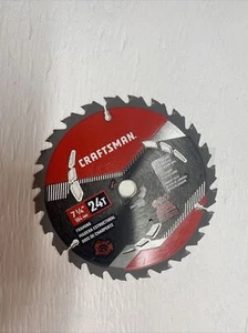 Craftsman CMAS372524- 7-1/4" x 24-T Circular Saw Blade- Brand New! - Picture 1 of 2