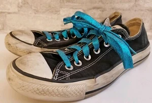 Converse W9166 Shoes Black White Womens Size Sz 8 CT All Star - Picture 1 of 12