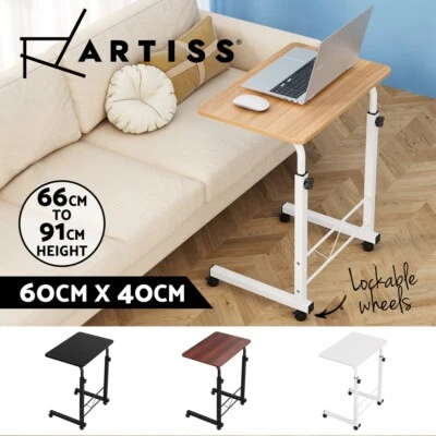 Artiss Mobile Laptop Desk Table Adjustable Laptop Stand Desks Bed Computer Study - image 1 of 4