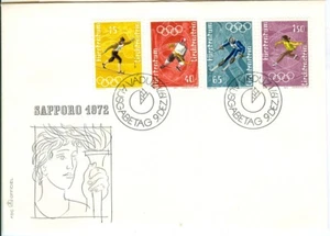 Liechtenstein Olympic Games Sapporo 1972 First day cover - Picture 1 of 1