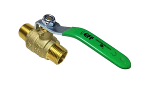 1 PC. 1/2" MALE BALL VALVE, LEAD FREE BRASS, FULL PORT, 600 WOG-WATER, OIL, GAS - Picture 1 of 1