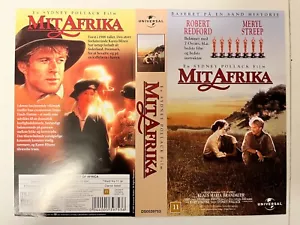 Vintage; Out of Africa; Meryl Streep; VHS Cover Only - Danish Edition - No Tape - Picture 1 of 1