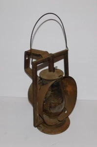NEAT VINTAGE ICRR ILLINOIS CENTRAL RAILROAD LANTERN SIGNAL LIGHT - Picture 1 of 10