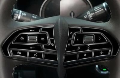 For Cadillac CT4 2020-2022 Gloss Black Steering Wheel Button Cover Trim 22PCS Foto 1 de 4