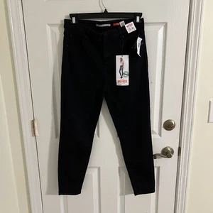 Celbrity Pink black skinny mid rise jeans sz 13/31 the rider stretch NWT - Picture 1 of 5