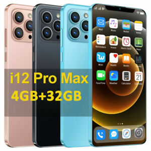 i12 Pro Max 6.7 inch Smartphone Unlocked Android 4+32GB 3G Cell Phone Telephone