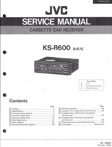 JVC Original Service  für KS-R 600 - Picture 1 of 1