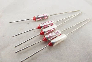 5pcs Thermal Fuse Fuses 155°C 155 Degree TF Cutoff Cut-off 10A AC 250V New - Bild 1 von 11