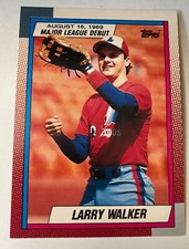 1990 Topps Major League Debut 1989 Larry Walker Montreal Expos #133