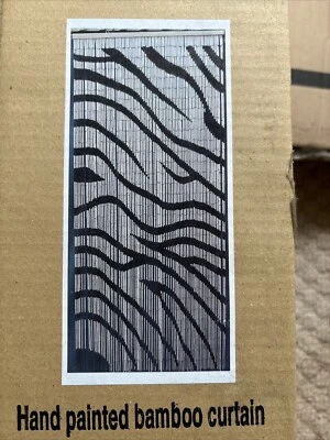 Hand Painted Banboo Curtains Foto 1 de 3