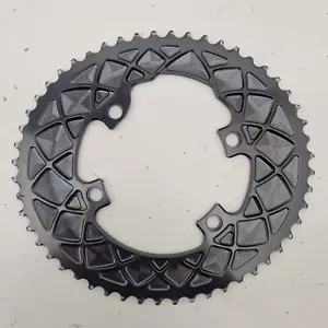 Absolute Black Oval Main chain ring, 11 speed, 52 tooth, 4 bolt, For Dura-Ace - Picture 1 of 11