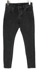 NEUW Iggy Skinny Jeans Men's W29/L32 Button Fly Faded Denim Black