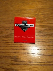 1 Palace Station Hotel Casino Las Vegas, NV Train Themed Small Unused Matchbook - Picture 1 of 8
