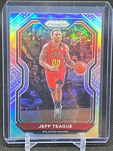 2020 Panini Prizm Jeff Teague Silver Parallel Atlanta Hawks #42