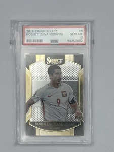 Robert Lewandowski SILVER PRIZM - Panini Select 2016-17 - PSA 10 - Bild 1 von 1