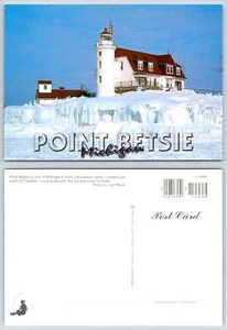 Postal Frankfort Michigan POINT BETSIE LIGHTHOUSE V213 - Imagen 1 de 1