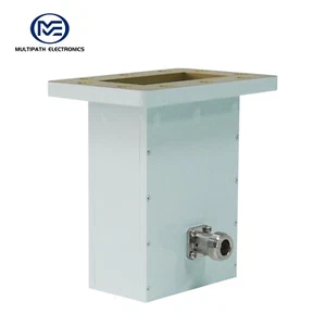 Adaptador WR284, N hembra, guía de onda ortogonal a coaxial, 2,60–3,59 GHz - Imagen 1 de 5