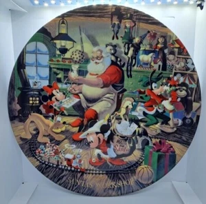 DISNEY 1993 SANTA'S WORKSHOP DRITTE IN SERIE - DISNEY WEIHNACHTSPORZELLANTELLER  - Bild 1 von 7