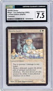 1993 MTG LIMITED EDITION (ALPHA) Common Samite Healer CGC 7.5 NEAR MINT + - Picture 1 of 2