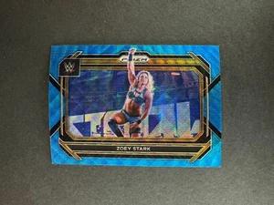 Zoey Stark 2023 Panini Prizm Blue Wave #83 WWE - Picture 1 of 2