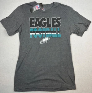 Majestic Team Apparel Mens GRAY Graphic T Shirt - Philadelphia Eagles - Size M - Picture 1 of 7
