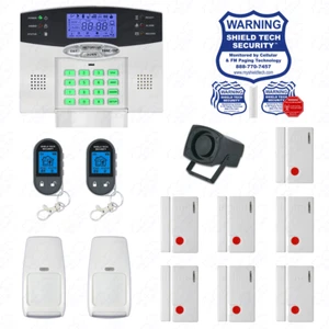 DIY Wireless Home Security System LCD Burglar House Alarm Smart Voice Prompt GZ - Picture 1 of 10