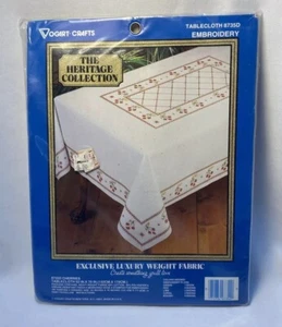 Tovaglia Vogart Crafts Ciliegie 52 x 70" per ricamo o pittura #8735D - Foto 1 di 6