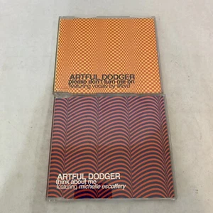 ARTFUL DODGER Please Don't Turn Me On & Think About Me Lot Of 2 CD Single Import - Picture 1 of 9