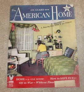 September 1942 The American Home Magazine (label on) WWII ERA - Picture 1 of 7