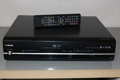 Toshiba RD - XV49 DVD / VHS HDD Video Recorder Kombi Gerät  mit Fernbedienung - Bild 1 von 4