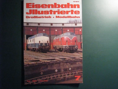 "Eisenbahn Illustrierte"     Nr. 7   Juli  1983    Großbetrieb * Modellbahn - Bild 1 von 4